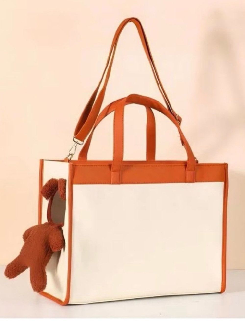 NonoPets Cute Lion Sling Dog & Cat Carrier Tote Travel Bag, Large